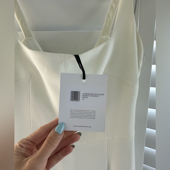 GALVAN Sunrise Geneva White Jumpsuit NWT Size 4 - Picture 11 of 13